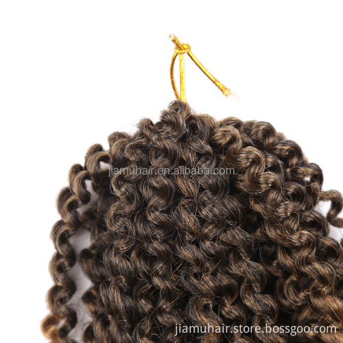 afro kinky curly twist Crochet Hair Extensions synthetic bob marly Braiding Hair Ombre crochet braids wholesale